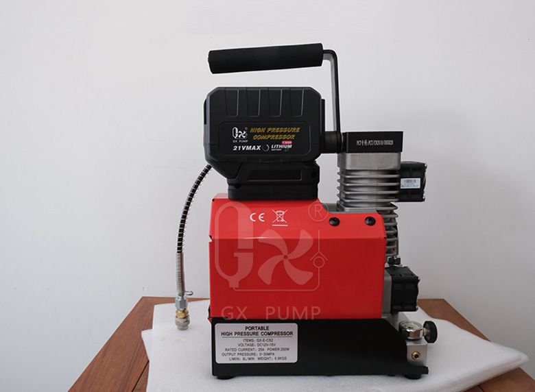 GX 4500psi 32MPA 18V High pressure Portable Lithium Battery Compressor
